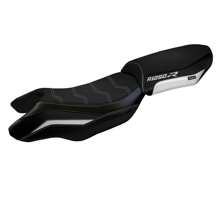 BMW R1250R 2019-2024 Seat Cover Tappezzeria Italia Comfort in White and Black