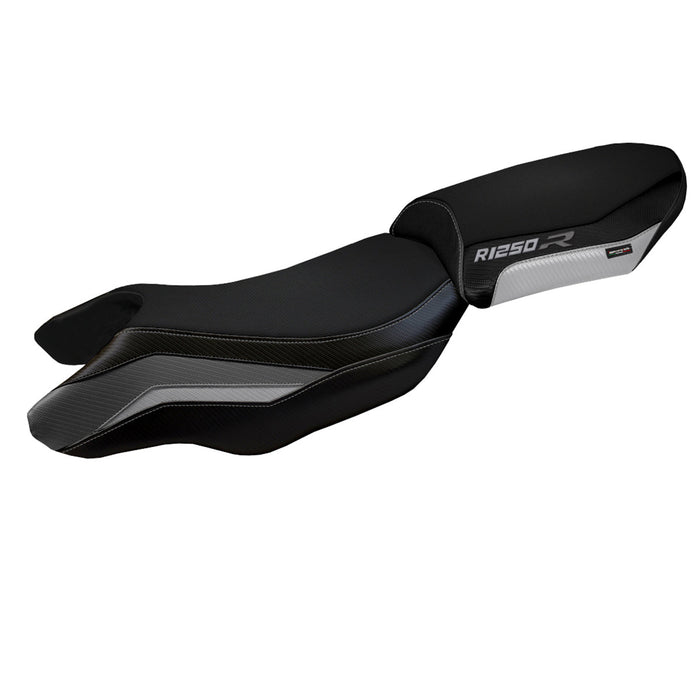 BMW R1250R 2019-2024 Seat Cover Tappezzeria Italia in Grey, Silver and Black