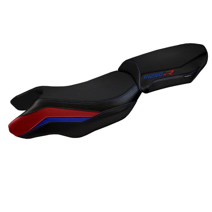 BMW R1250R 2019-2024 Seat Cover Tappezzeria Italia in Blue, Red and Black