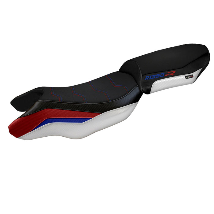 BMW R1250R 2019-2024 Seat Cover Tappezzeria Italia Comfort in Red, Blue and White