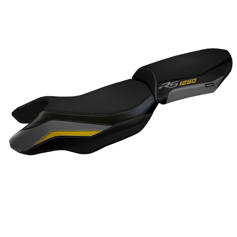 BMW R1250RS 2020-2024 Seat Cover Tappezzeria Italia in Grey, Yellow and Black