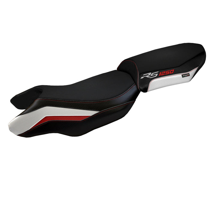 BMW R1250RS 2020-2024 Seat Cover Tappezzeria Italia in White, Red and Black