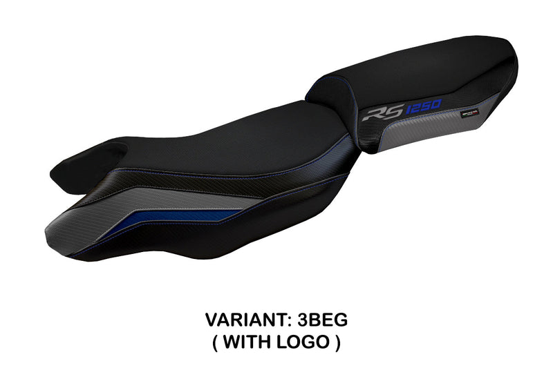 BMW R1250RS 2020-2024 Seat Cover Tappezzeria Italia in Blue, Grey and Black