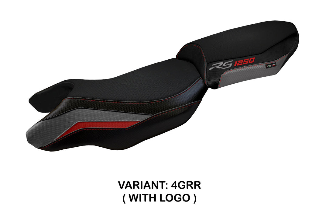 BMW R1250RS 2020-2024 Seat Cover Tappezzeria Italia in Grey, Red and Black