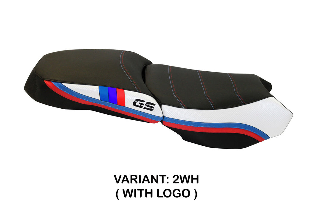 BMW R1200GS Adventure 2013-2018 Seat Cover Tappezzeria Italia in White