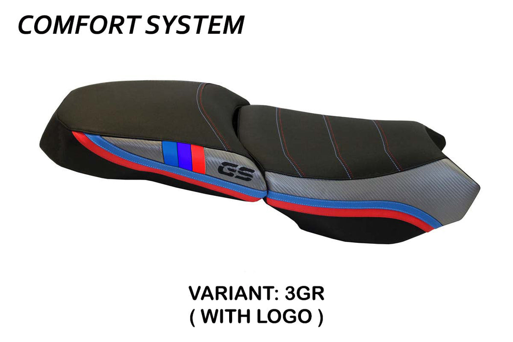 BMW R1200GS Adventure 2013-2018 Seat Cover Tappezzeria Italia Comfort in Grey