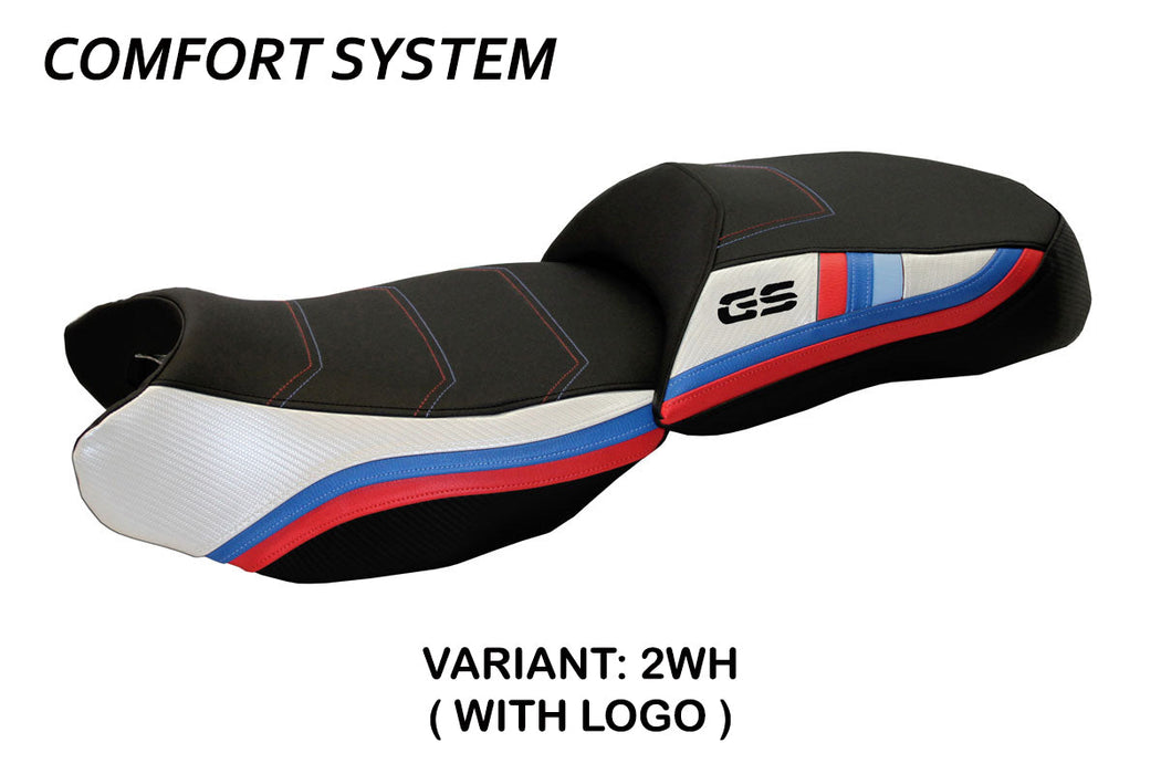 BMW R1200GS 2013-2018 Seat Cover Tappezzeria Italia Comfort in White