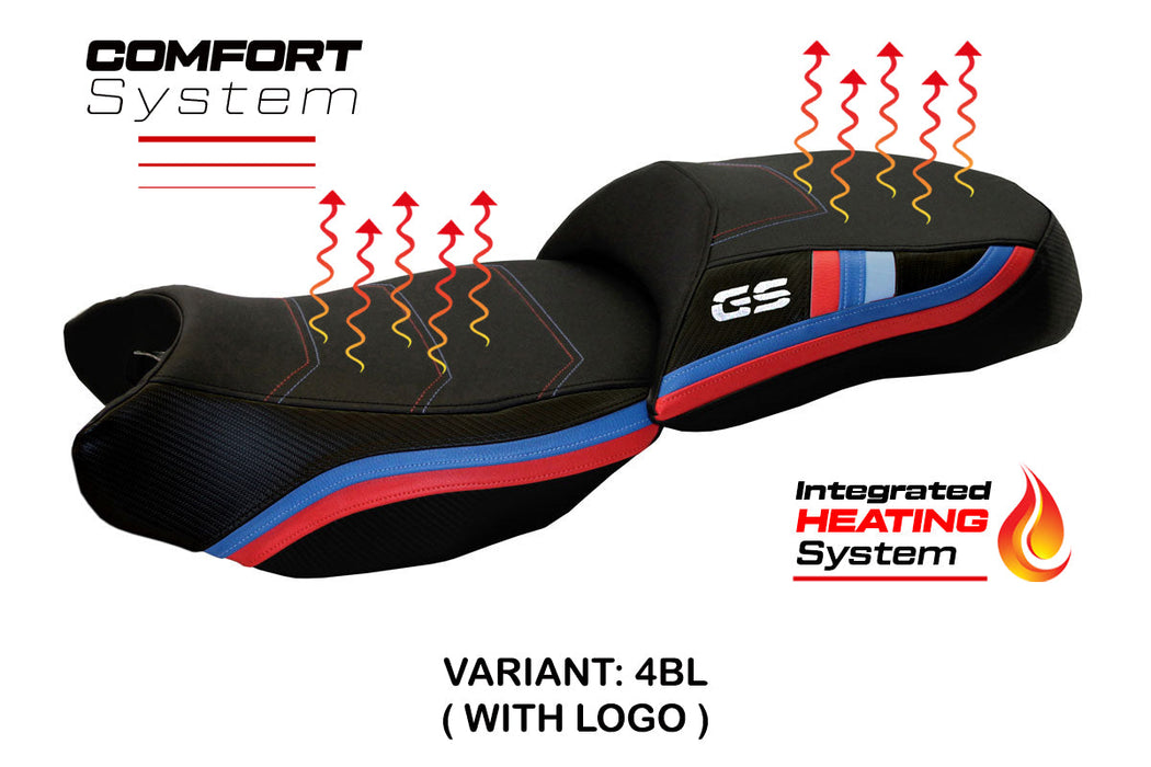 BMW R1200GS 2013-2018 Seat Cover Tappezzeria Italia Comfort Heated in Black