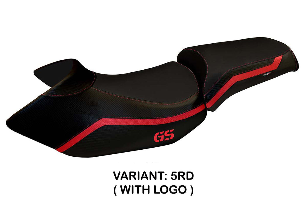 BMW R1200GS 2005-2012 Seat Cover Tappezzeria Italia in Red and Black