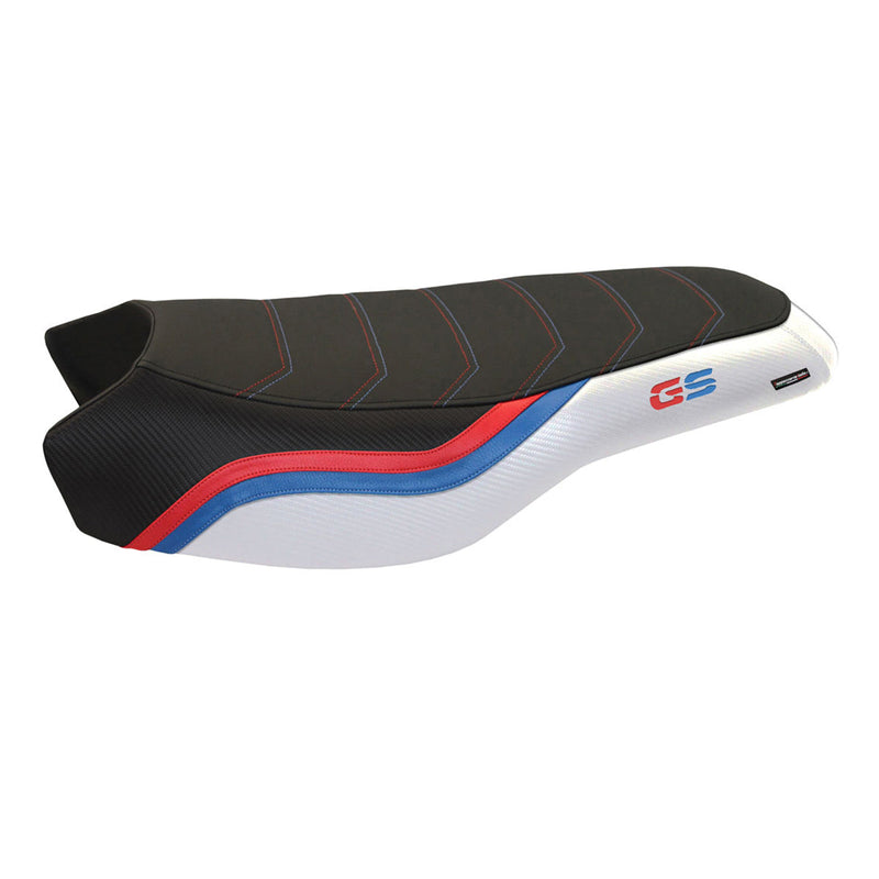 BMW R1200GS R1250GS Rallye 2017-2024 Seat Cover Tappezzeria Italia in White and Black