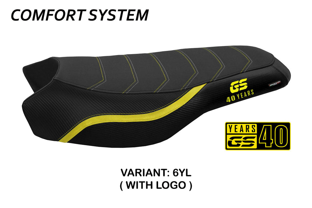 BMW R1200GS R1250GS Rallye 2017-2024 Seat Cover Tappezzeria Italia Comfort in Yellow