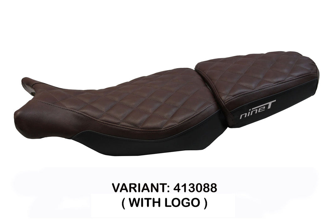 BMW R1200 Nine T 2014-2024 Seat Cover Tappezzeria Italia in Brown and FR