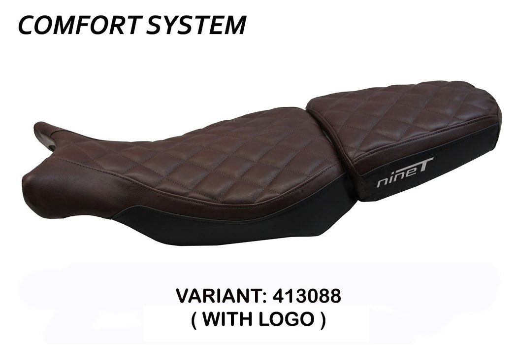 BMW R1200 Nine T 2014-2024 Seat Cover Tappezzeria Italia Comfort in Brown FR