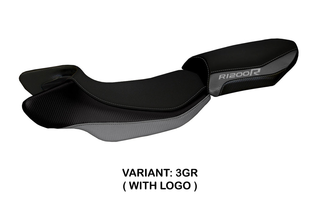 BMW R1200R 2015-2018 Seat Cover Tappezzeria Italia in Grey and Black