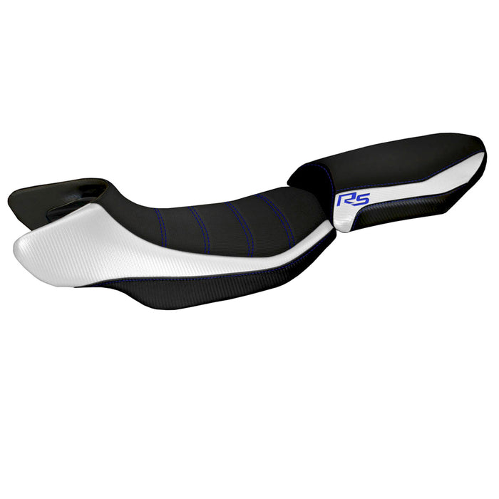 BMW R1200RS 2015-2019 Seat Cover Tappezzeria Italia Comfort in White Blue