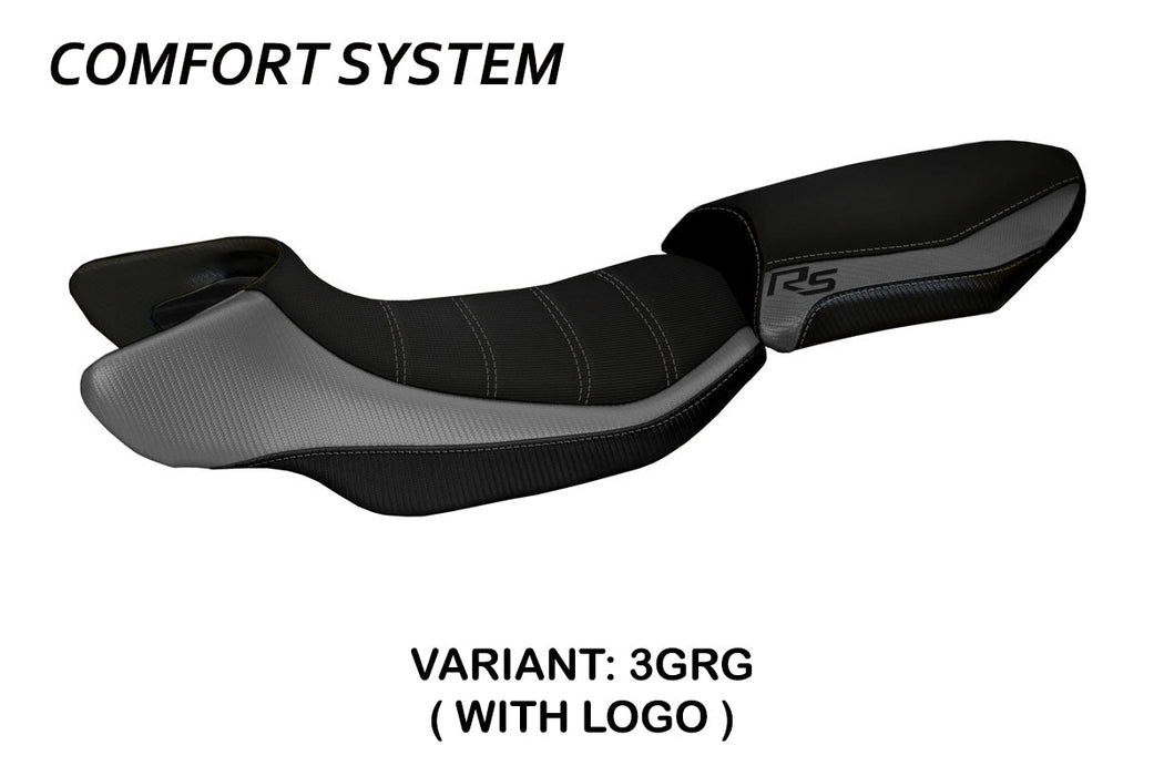 BMW R1200RS 2015-2019 Seat Cover Tappezzeria Italia Comfort in Grey and Black