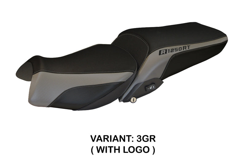 BMW R1250RT 2019-2024 Seat Cover Tappezzeria Italia in Grey and Black