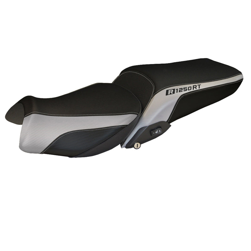 BMW R1250RT 2019-2024 Seat Cover Tappezzeria Italia in Silver and Black