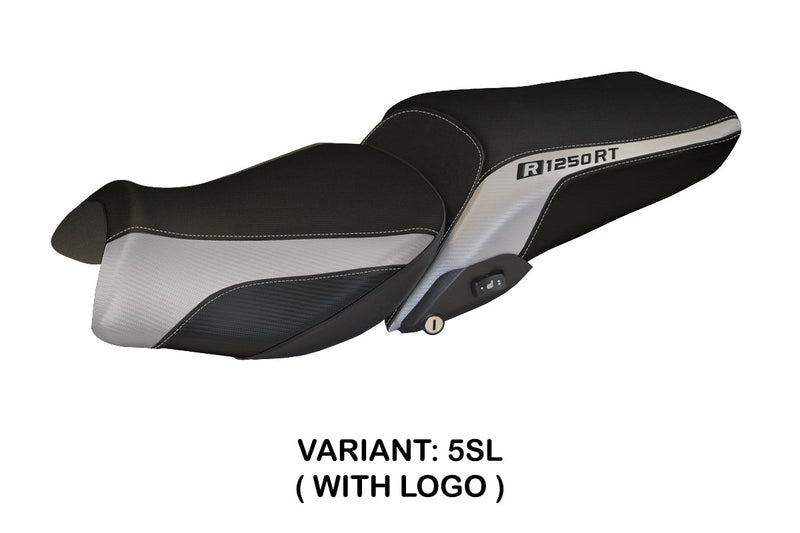 BMW R1250RT 2019-2024 Seat Cover Tappezzeria Italia in Silver and Black