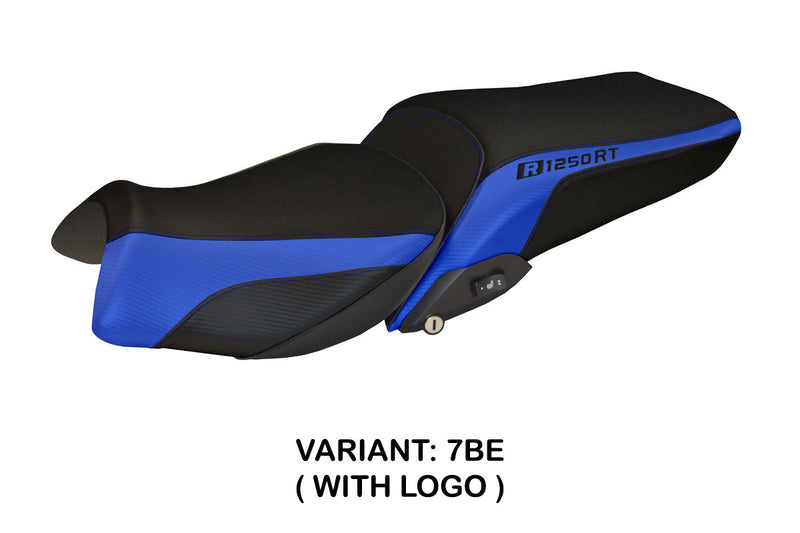 BMW R1250RT 2019-2024 Seat Cover Tappezzeria Italia in Blue and Black