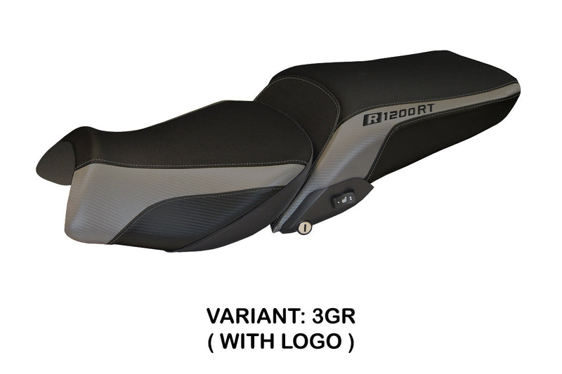 BMW R1200RT 2014-2018 Seat Cover Tappezzeria Italia in Grey and Black