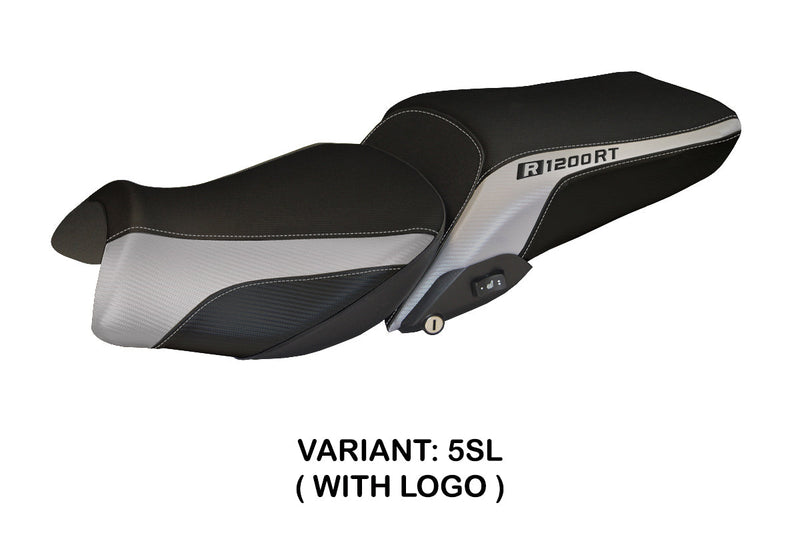 BMW R1200RT 2014-2018 Seat Cover Tappezzeria Italia in Silver and Black