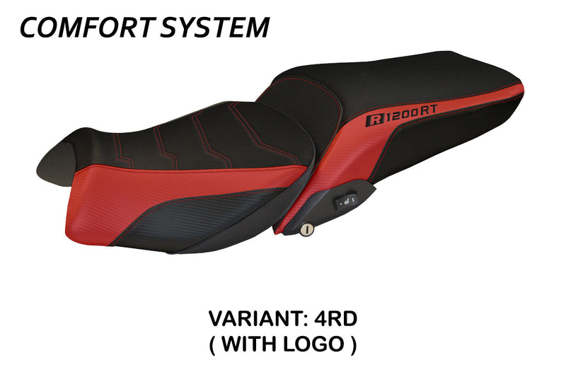 BMW R1200RT 2014-2018 Seat Cover Tappezzeria Italia Comfort in Red and Black