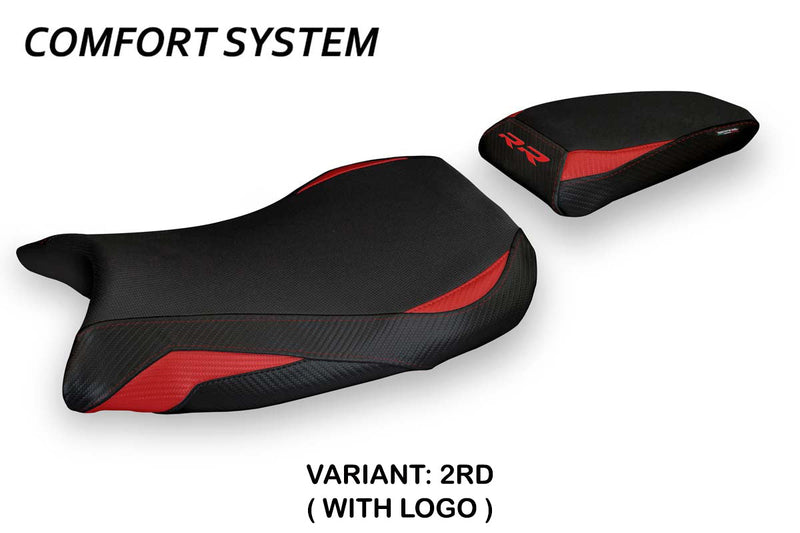BMW S1000RR M Sport 2019-2024 Seat Cover Tappezzeria Italia Comfort in Red