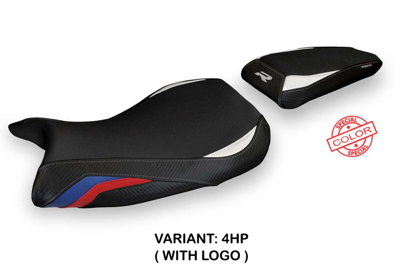 BMW S1000R 2021-2024 Seat Cover Tappezzeria Italia in Red, Blue and White HP