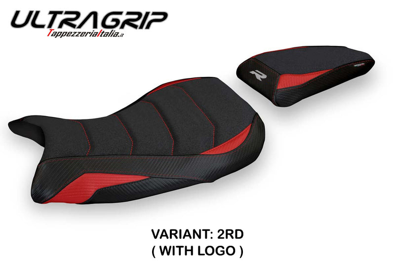 BMW S1000R 2021-2024 Seat Cover Tappezzeria Italia Ultragrip in Red and Black