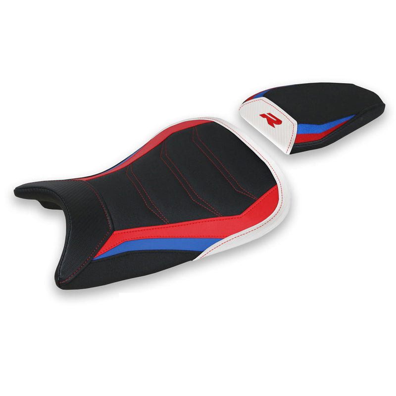 BMW S1000R M Sport 2021-2024 Seat Cover Tappezzeria Italia Ultragrip in White HP SE