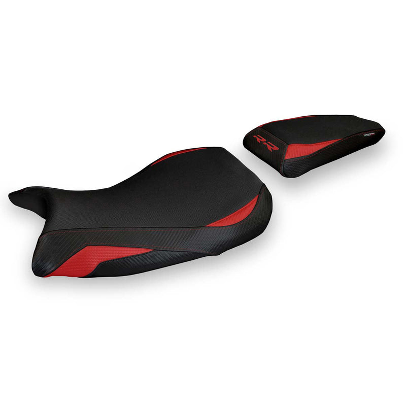 BMW S1000RR M Sport 2019-2024 Seat Cover Tappezzeria Italia in Red and Black