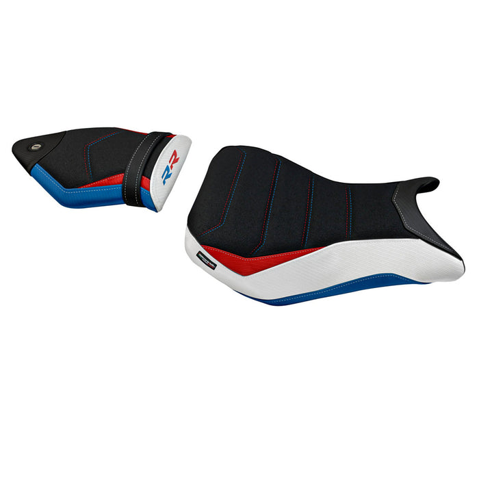 BMW S1000RR 2015-2018 Seat Cover Tappezzeria Italia Ultragrip in HP Red and Blue