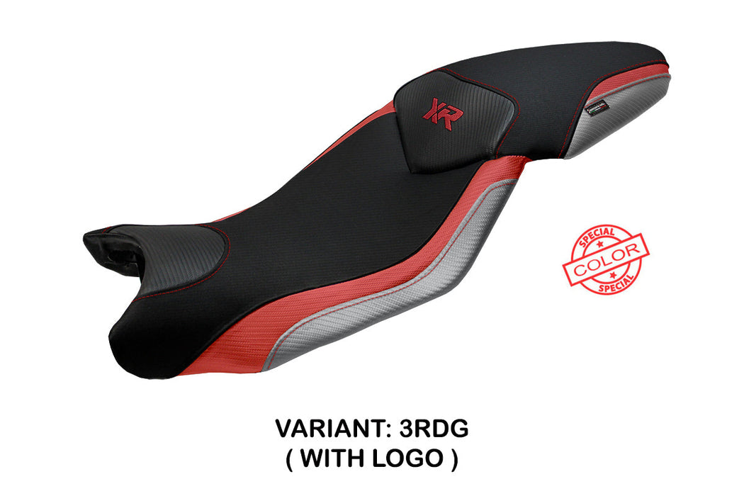 BMW S1000XR 2015-2019 Seat Cover Tappezzeria Italia in Red, Grey and Black