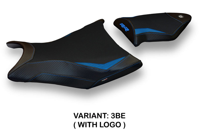 BMW S1000RR 2009-2011 Seat Cover Tappezzeria Italia in Blue and Black
