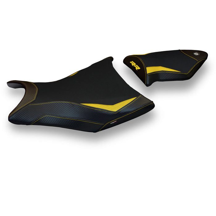 BMW S1000RR 2009-2011 Seat Cover Tappezzeria Italia in Yellow and Black