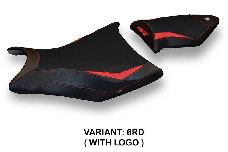 BMW S1000RR 2009-2011 Seat Cover Tappezzeria Italia in Red and Black