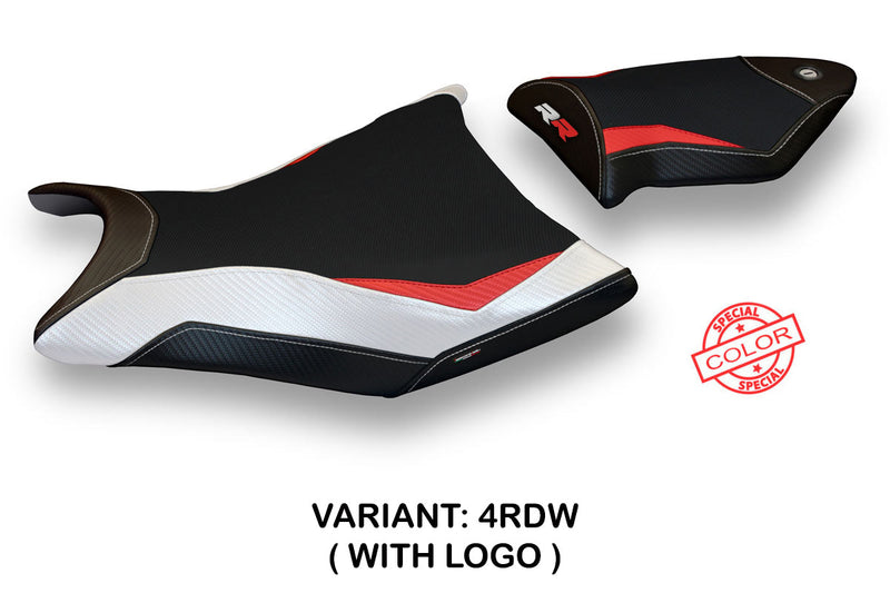 BMW S1000RR 2009-2011 Seat Cover Tappezzeria Italia in Red, White and Black