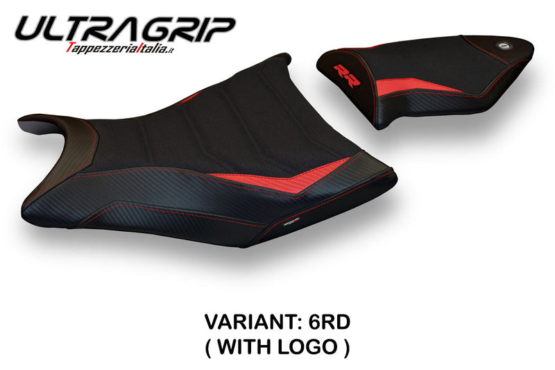 BMW S1000RR 2009-2011 Seat Cover Tappezzeria Italia Ultragrip in Red and Black