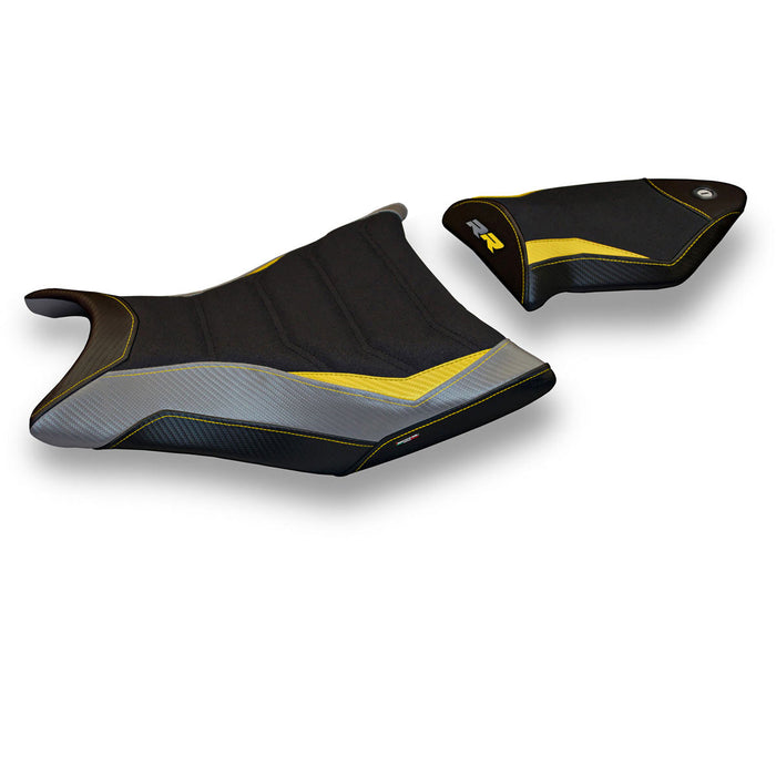 BMW S1000RR 2009-2011 Seat Cover Tappezzeria Italia Ultragrip in Yellow, Grey and Black