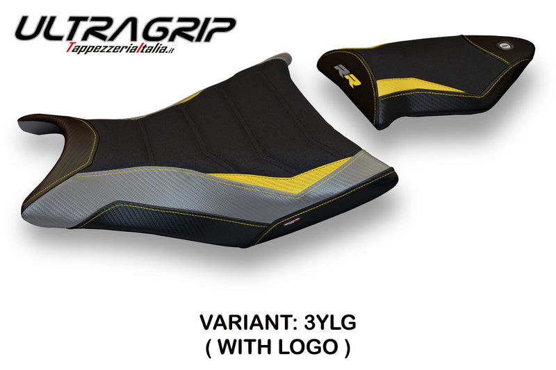 BMW S1000RR 2009-2011 Seat Cover Tappezzeria Italia Ultragrip in Yellow, Grey and Black
