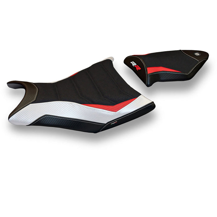 BMW S1000RR 2009-2011 Seat Cover Tappezzeria Italia Ultragrip in Red, White and Black