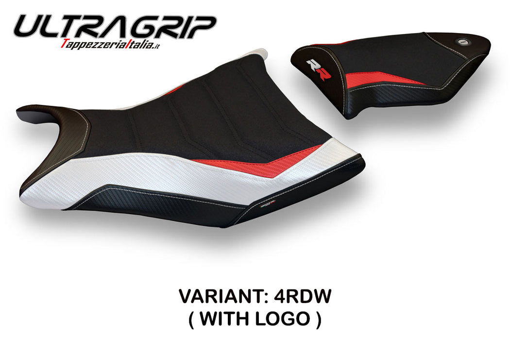BMW S1000RR 2009-2011 Seat Cover Tappezzeria Italia Ultragrip in Red, White and Black