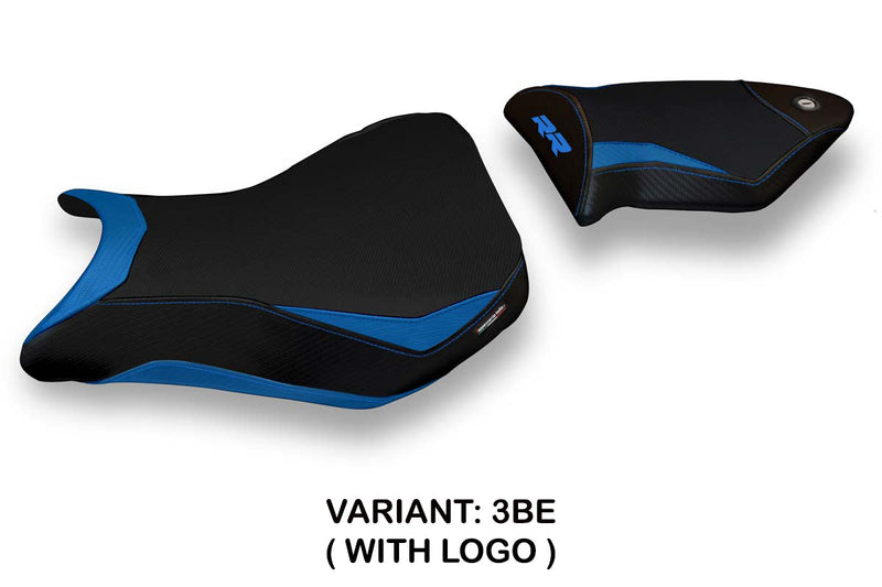 BMW S1000RR 2012-2014 Seat Cover Tappezzeria Italia in Blue and Black