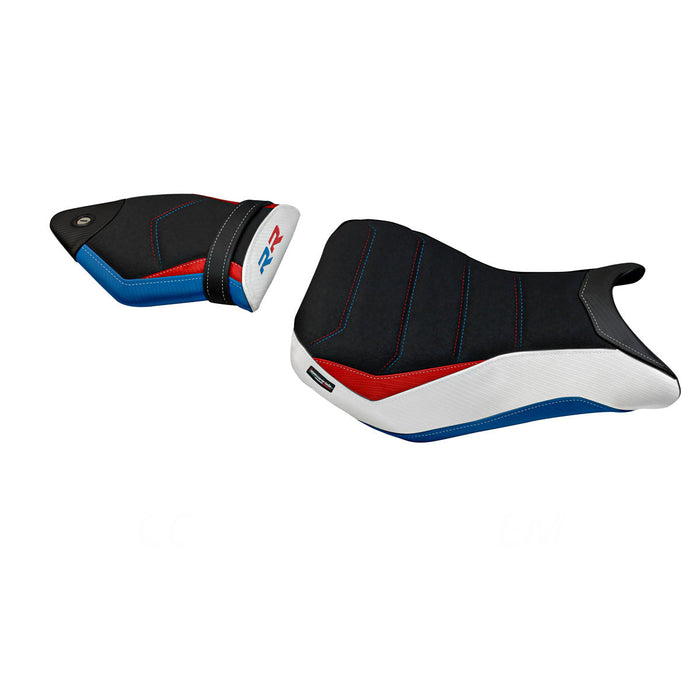 BMW S1000RR 2012-2014 Seat Cover Tappezzeria Italia Comfort in HP Red, Blue and White