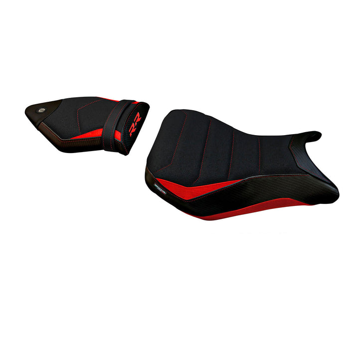 BMW S1000RR 2012-2014 Seat Cover Tappezzeria Italia Ultragrip in Red and Black