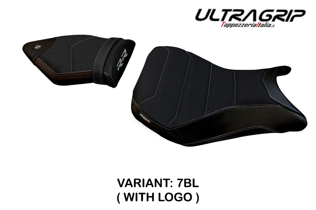 BMW S1000RR 2012-2014 Seat Cover Tappezzeria Italia Ultragrip in Black