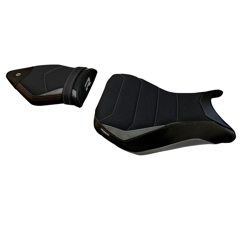 BMW S1000R 2014-2020 Seat Cover Tappezzeria Italia Ultragrip in Silver