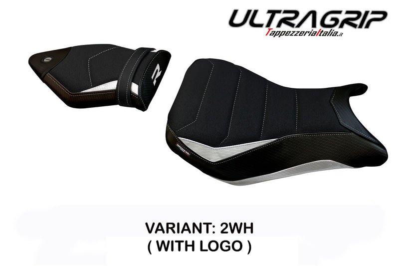 BMW S1000R 2014-2020 Seat Cover Tappezzeria Italia Ultragrip in White and Black