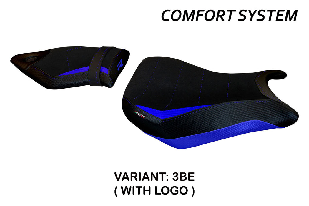 BMW S1000R 2014-2020 Seat Cover Tappezzeria Italia Comfort in Blue and Black